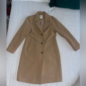 Abercrombie “The A&F Dad Coat” Wool Blend